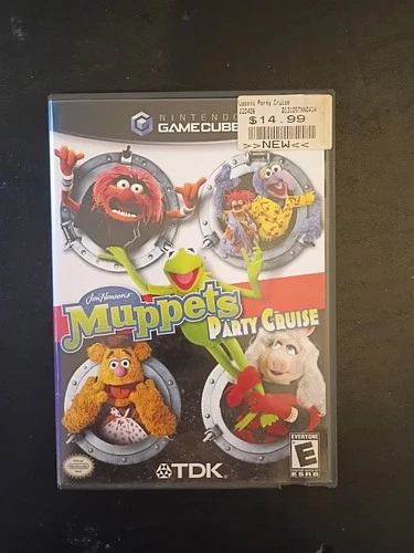 Jim Henson's Muppets: Party Cruise (Nintendo GameCube, 2003) Tested w/ manual