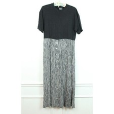 Vintage 90s Midi Dress Modest Gingham Cottagecore Grunge Medium Artsy Teacher