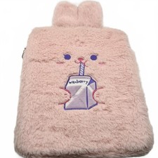 iPad Sleeve/Case/Storage Bag Pink Plush Rabbit EUC