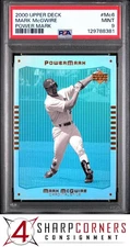 2000 UPPER DECK POWER MARK #Mc6 McGWIRE POP 1 PSA 9