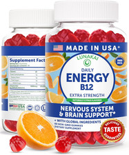 Lunakai USA Made Vegan Energy Gummies – Daily Energy Supplements – 60Ct