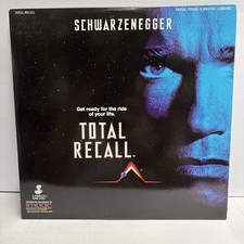 Total Recall Laserdisc, 1990 Arnold Schwarzenegger, Paul Verhoeven VERY GOOD
