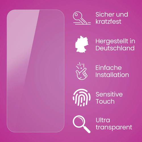 atFoliX Glasfolie für Bigme X6 Panzerfolie 9H Schutzpanzer Displayschutzfolie - Photo 3/8