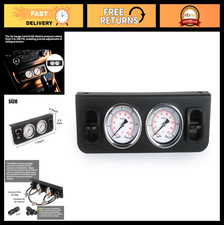 In-cab Air Gauge Control Kit Dual Panel Valve Switch Quick Connect Fitting 0-180 In-cab Air Gauge Control Kit Dual Panel Valve Switch Quick Connect Fitting 0-180