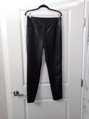 Y2K Gothic Style Skin Tight Black Pull On Pants Size Large Goth Grunge