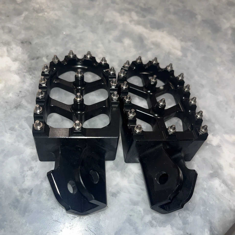 Negro Para Kawasaki KLX 230 230R 230S Reposapiés Reposapiés Pedal 2020-2023 Foto 2 de 4