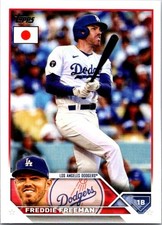 2023 Topps Japan Edition #110 Freddie Freeman Baseball Card Los Angeles Dodgers
