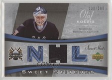 2006-07 Upper Deck Sweet Shot Sweet Stitches 132/200 Olaf Kolzig #SS-OK 3ob