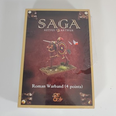 Saga Aetius & Arthur Roman Warband 25 Metal Miniatures AASB04 Mounted Soldiers