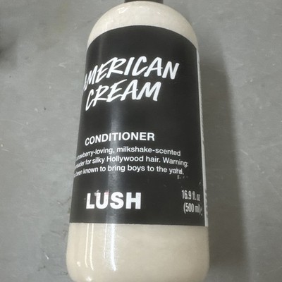 (AS IS) LUSH American Cream Conditioner, Strawberry-Vanilla Scent, 16.9 oz