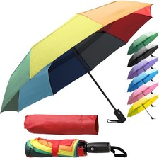 Regenschirm Taschenschirm Kompakt Automatik Windfest Faltbar Wasserabweisend 9