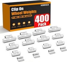 400pcs Clip-on Wheel Weights Kit 0.25-1oz Coated Tire Balance Assortment P Mc Fn 400pcs Clip-on Wheel Weights Kit 0.25-1oz Coated Tire Balance Assortment P Mc Fn