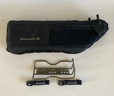 Blackburn Outpost Bicycle Frame Bag Medium Black + Blackburn Cargo Cage Set
