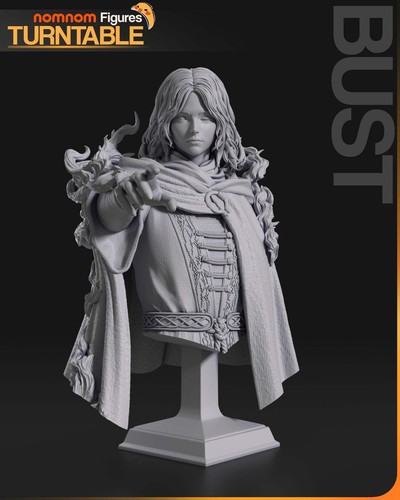 Melina | Resin Model or Bust Kit | DIY Elden Ring Mysterious Guide - Picture 10 of 10