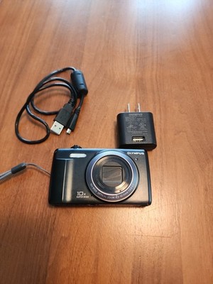 Olympus VR-350 10x Optical Zoom 16MP Black Digital Camera Tested