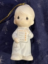 1995 PRECIOUS MOMENTS TEACHER CHRISTMAS ORNAMENT