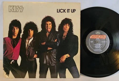 Kiss - Lick It Up LP - OG Press - Hard Rock Metal - VG+