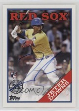 2023 Topps Series 1 1988 Topps Baseball Auto Jeter Downs #88BA-JD Auto 0he2
