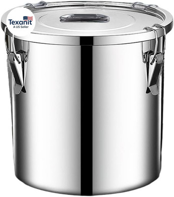 Stainless Steel Food Storage Containers with Lids Lock Clips Airtight Container 