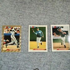 1992 bowman blank backs, barry bonds, ken griffey jr. don mattingly.