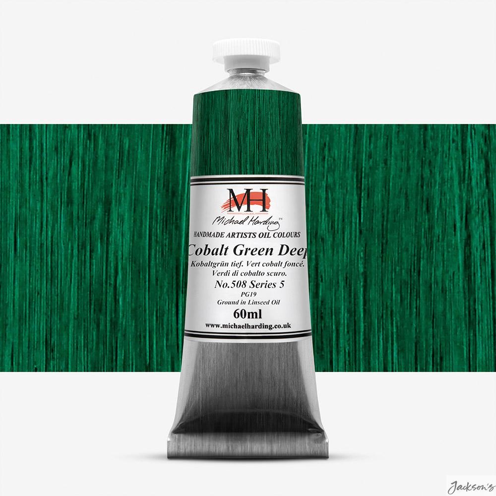 Michael Harding Oil Paint Cobalt Green Deep 60ml Artist Colour