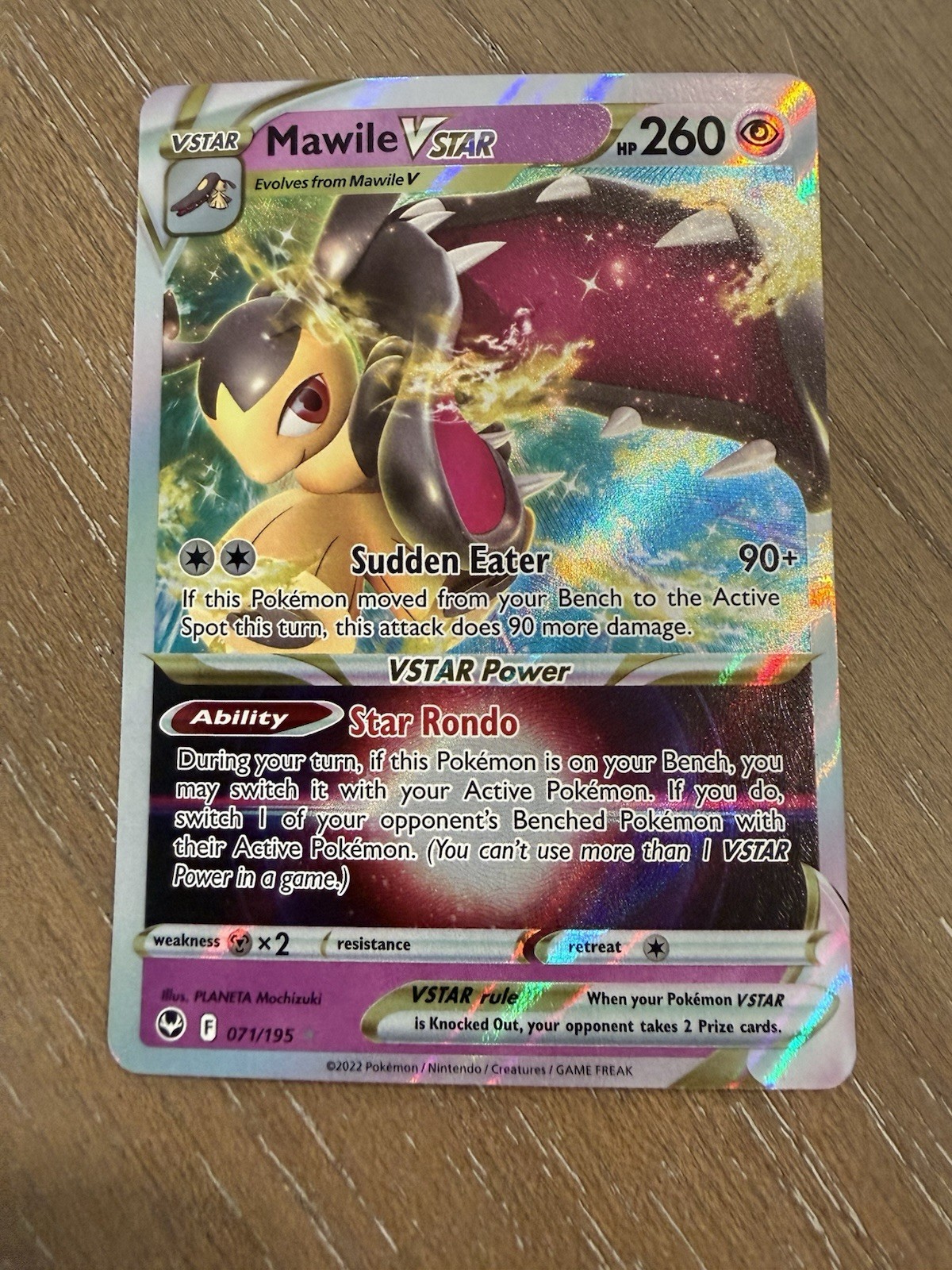 Mawile VSTAR 071/195 Ultra Rare SWSH12: Silver Tempest Pokemon TCG NM
