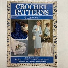 Vintage 18 Crochet Patterns by Herrschners Vol. 3 No. 3 May/June 1989