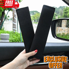 2 x Car Seat Belt Cover Pads Car Safety Cushion Covers Strap Pad For Adults Kids