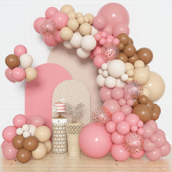 154 StüCk Luftballon Girlande Rosa Bogen Kit Ballongirlande-image