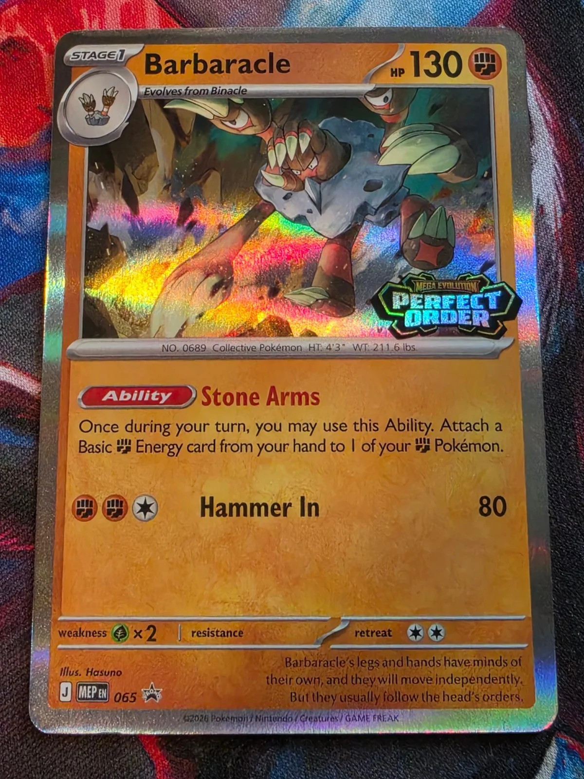 Mega Evolution Promos - Barbaracle - Promo ME: Mega Evolution Promo MEP 065 NM P