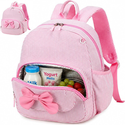 Kids Backpack for Boys Girls 3-6, Preschool Kindergarten Backpack with Insulated