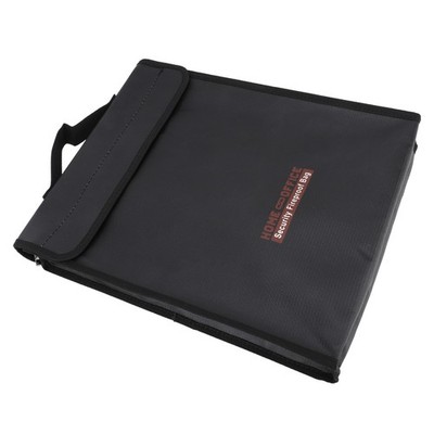 Fireproof Document Bag Portable Safe Fireproof File Pouch With Handle For Valuab
