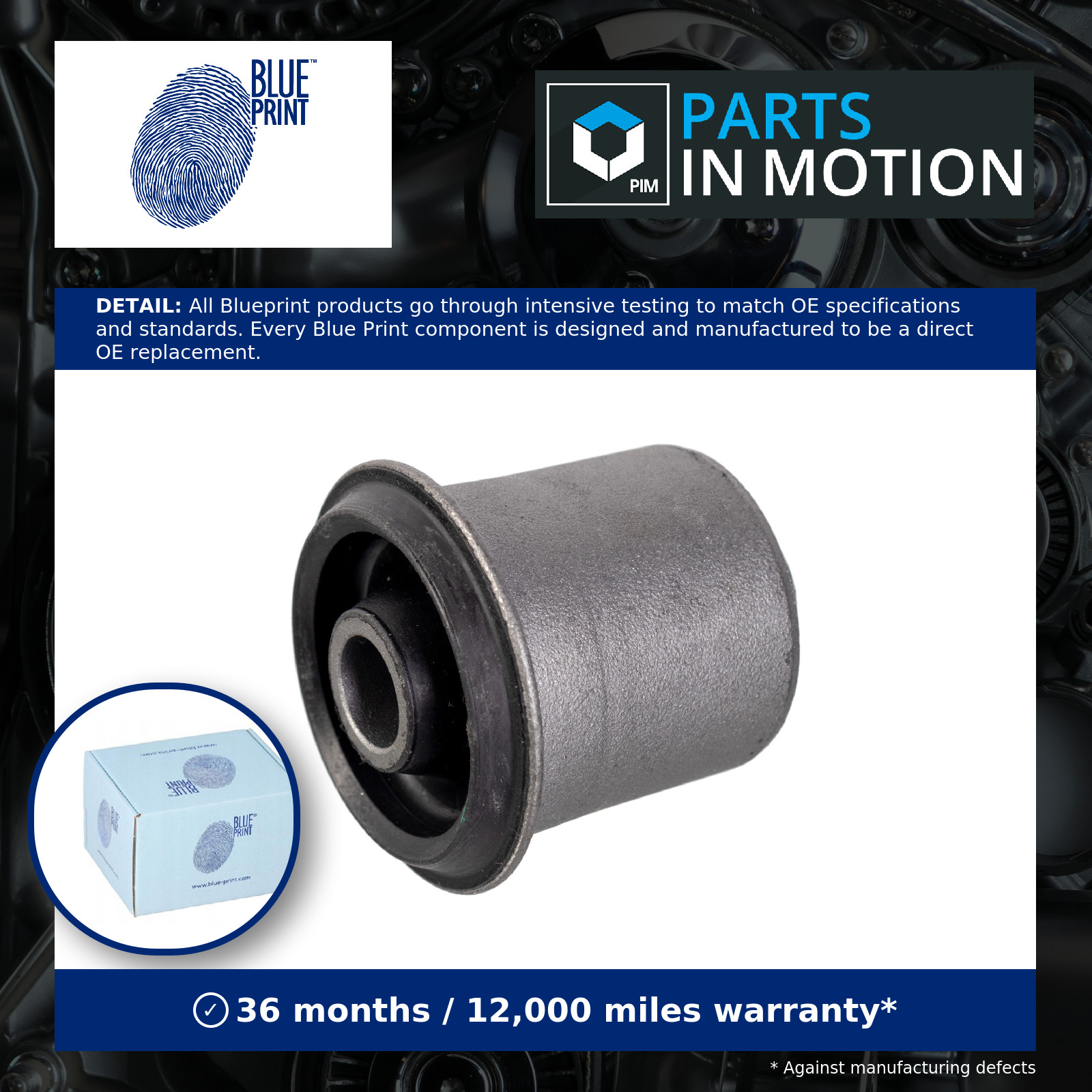 Wishbone / Control / Trailing Arm Bush fits TOYOTA HILUX Mk7 3.0D Front Upper