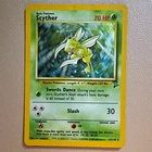 Pokemon TCG Base Set 2 Scyther 17/130 Holo Rare 70 HP 1999 English