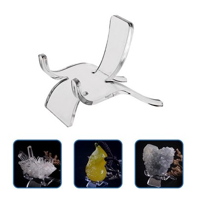 25 Pcs Acrylic Mini Easel Display Stand For Crystal Stones And Pendants