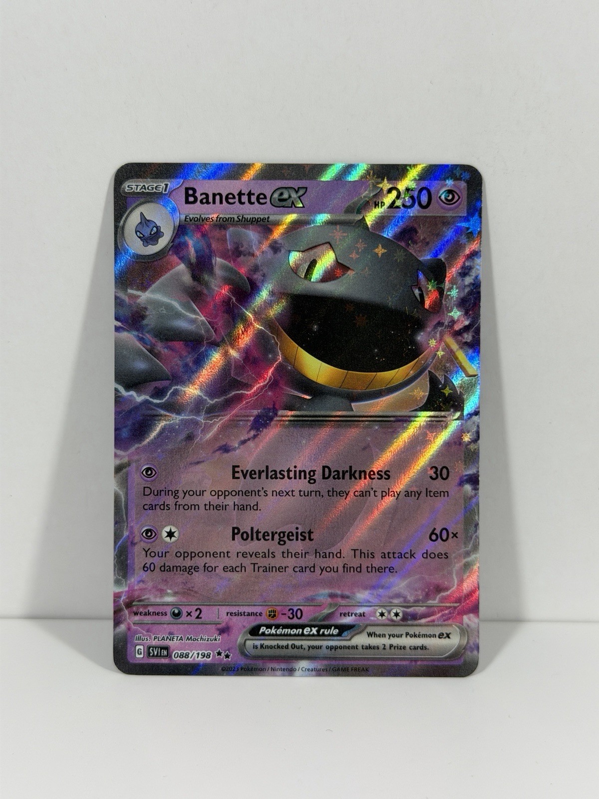 Banette ex 88/198 Double Rare | Scarlet & Violet | Pokemon Card