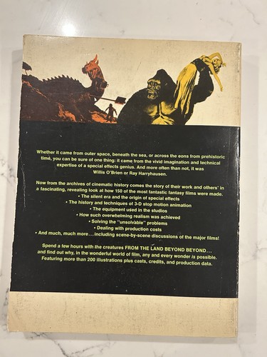 From the Land Beyond Beyond Jeff Rovin 1977 Ray Harryhausen Movie Monsters Book - Picture 2 of 11