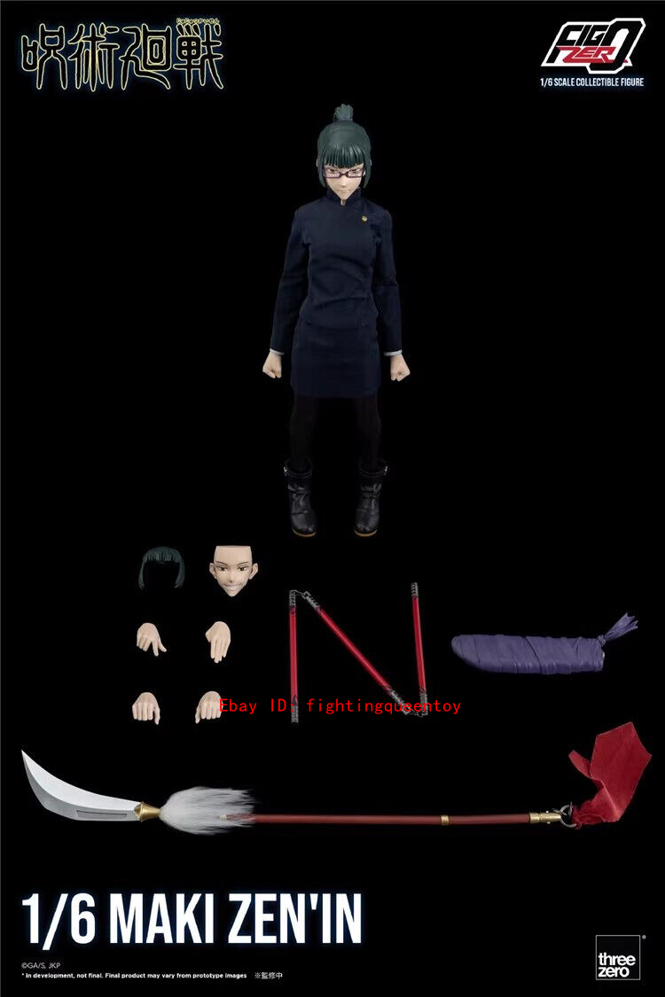 Makiさま専用 Threezero 3Z04130M0 JUJUTSU KAISEN Zenin Maki 1/6 Female Action