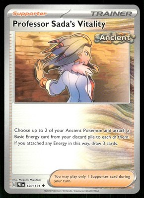 2025 Scarlet & Violet Series - Prismatic Evolutions Professor Sada's Vitality