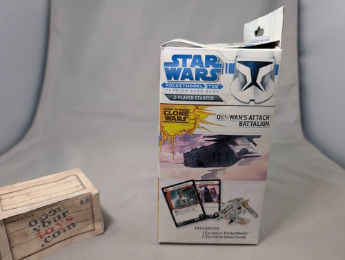 Star Wars PocketModel TCG Clone Wars Obi-Wan Attack Battalion Sealed Starter Set - Picture 2 of 5