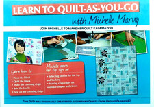 Quilting DVD Quilt Making Learn As You Go How to Quilts with Michelle Marvig