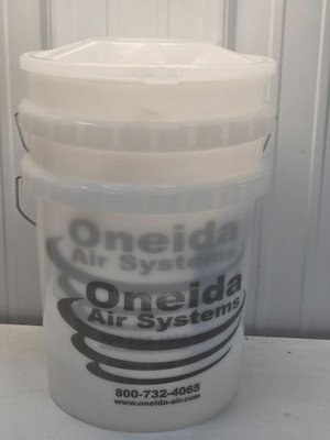 Oneida Air Systems Dust Deputy Deluxe All-Clear Cyclone Separator w/ Wheels n2