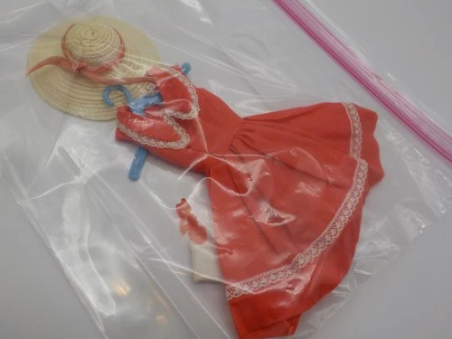 New ListingVintage Barbie Clone Premier Togs Catalog  Coral DRESS HAT RESERVED fireking4u