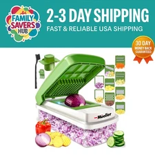 9-Blade Vegetable Chopper & Mandoline Slicer - Your Ultimate Kitchen Companion