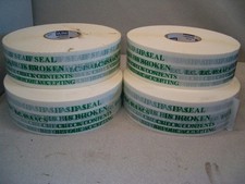 4 Rolls of Uline Security Packaging Tape with a 3" Core