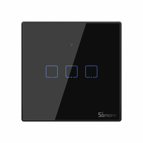 SONOFF T2 T3UK WIFI Smart Wall Switch Galss Panle Touch APP/433RF Remote Control - Picture 3 of 18