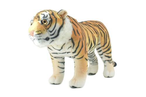 Bengalischer Tiger Stofftier Spielzeug stehend, Raubkatze Plüsch realistisch 22 Zoll WR22 BB46 - Bild 7 von 10