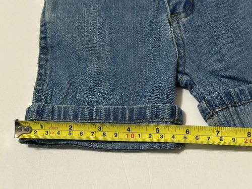 Pantalones Cortos de Jean Bermudas Azul Vintage Gloria Desteñido 18 Meses Niñas con Etiquetas - Imagen 9 de 9