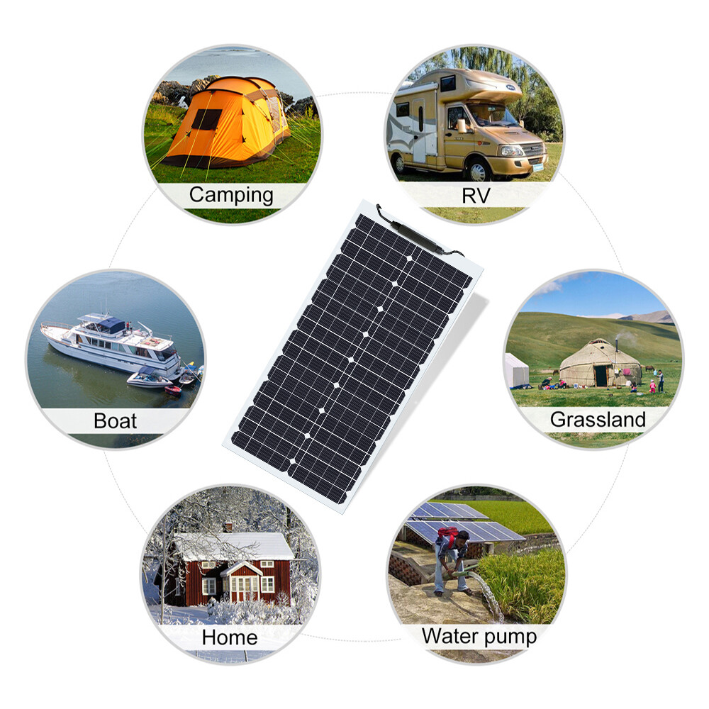 Flexible Solar Panel 300W 18V Monocrystalline System Kit