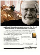 1989 Prudential Finance Donald Henness Vintage Print Advertisement